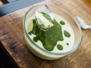 Matcha blancmange recipe