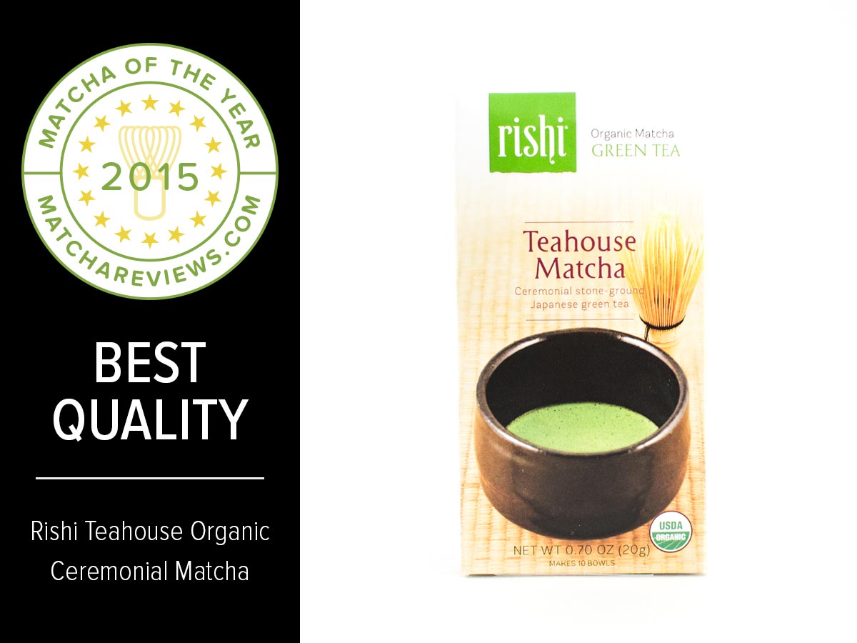 2015 Matcha of the Year Best Quality Award | Matcha Reviews